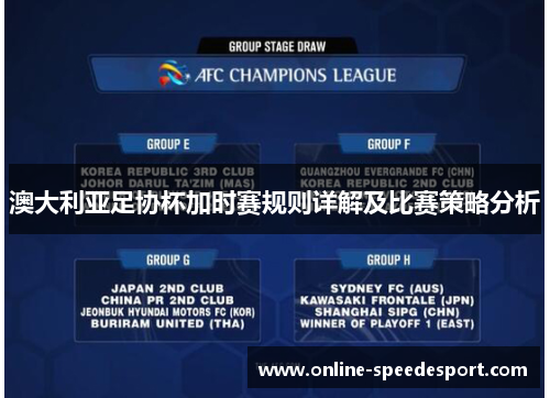 澳大利亚足协杯加时赛规则详解及比赛策略分析